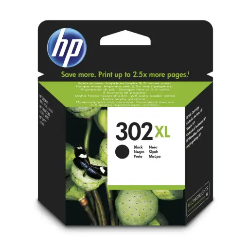 Cartucho de tinta original HP 302XL negro