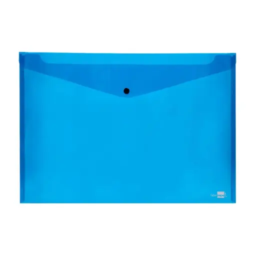 [32837] Sobre de plástico A3 con broche azul Liderpapel 