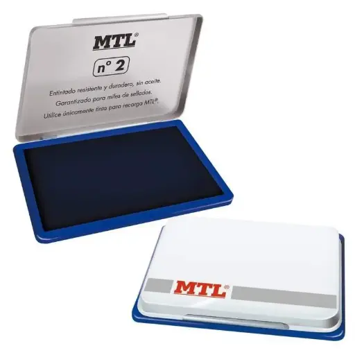 Tampón almohadilla nº 2 azul Dohe MLT