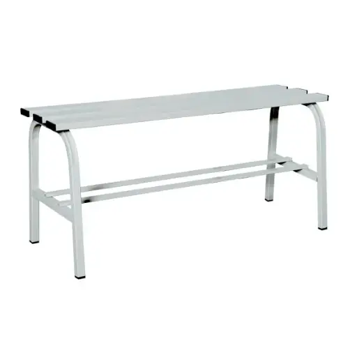 Banco de acero para vestuario