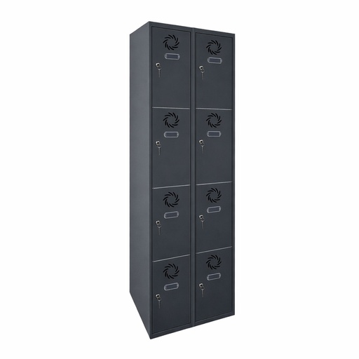 Taquilla metálica de 2 módulos de 4 puertas Eco Pro