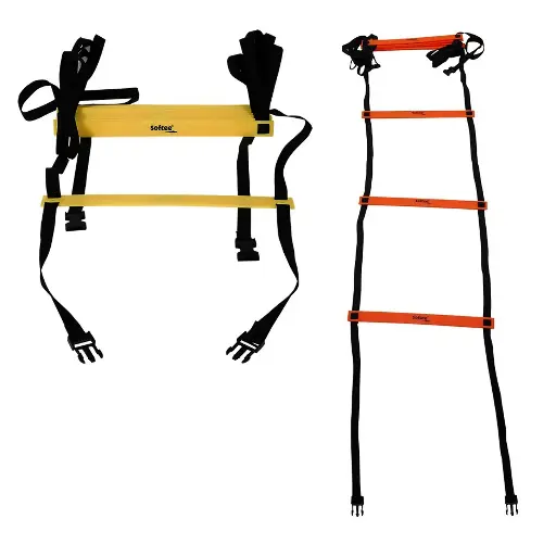 Escalera de agilidad 4 metros Softee roja o amarilla entrenamiento coordinación velocidad