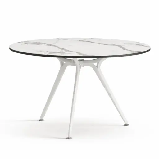 Mesa redonda Arkitek Actiu fenólico mármol