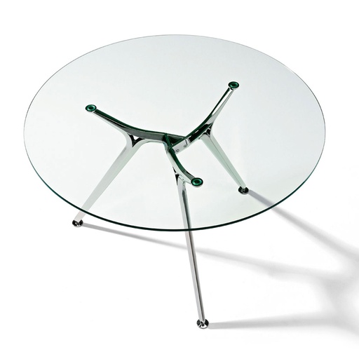 Mesa redonda Arkitek Actiu cristal