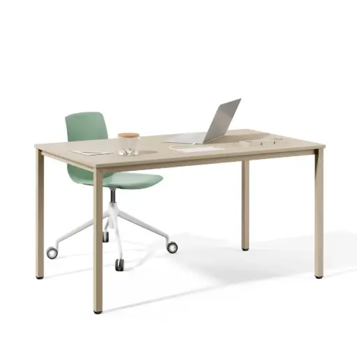 Mesa recta Colectiva Actiu fondo 80 cm