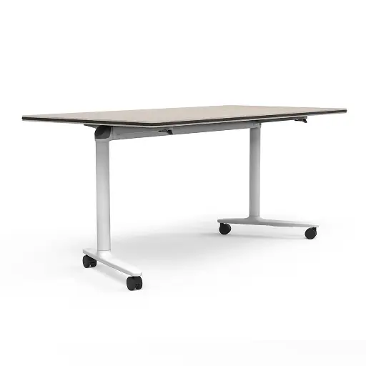 Mesa móvil y abatible Talent 300 Actiu fondo 80 cm personalizada