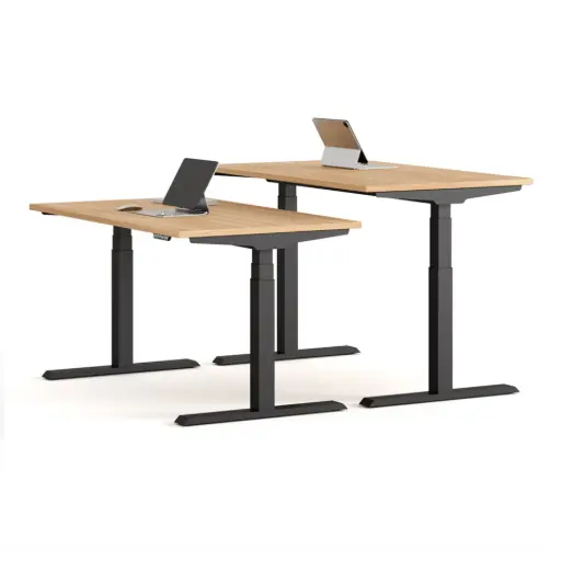 Mesa doble elevable Mobility Step Electra Actiu fondo 80 cm