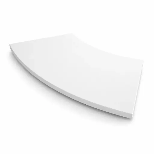 Tablero curvo para mesa Cool C300 Actiu fondo 67 cm