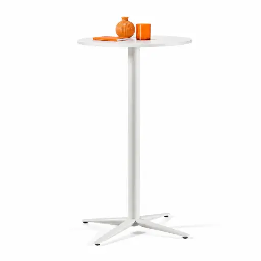 Mesa alta redonda Tabula Tar 20 Actiu melamina 60 cm de diámetro x 110 cm de alto