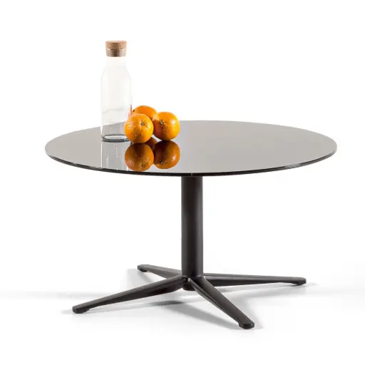 Mesa baja redonda Tabula Tar 20 Actiu melamina 60 cm de diámetro x 40 cm de alto