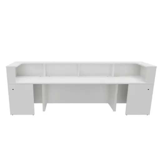 Mostrador de recepción 3 metros blanco Ofimat Plus Actiu