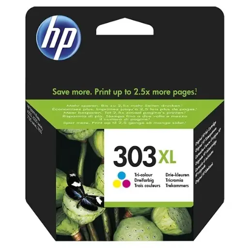 Cartucho de tinta original HP 303XL color T6N03AE 