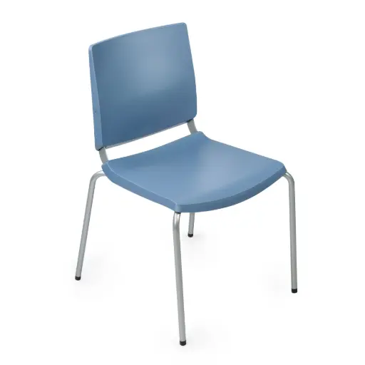 Silla Atenea con 4 patas de acero