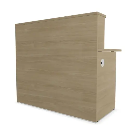 Mostrador recto Ofimat Plus 120 cm de ancho x 70 de fondo personalizado