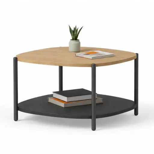 Mesa auxiliar baja Globb Actiu 63 x 63 cm