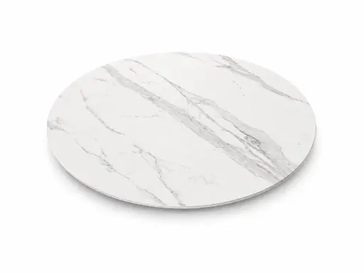 Tablero redondo fenólico mármol para mesa Dorik Actiu