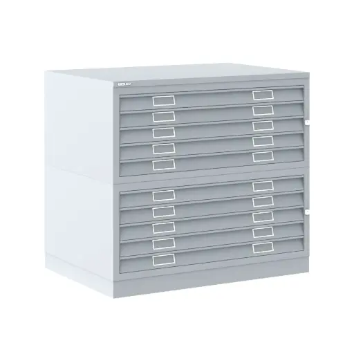 Archivador de planos A1 de 10 cajones Bisley 471/472 914 x 1010 x 691 mm Express