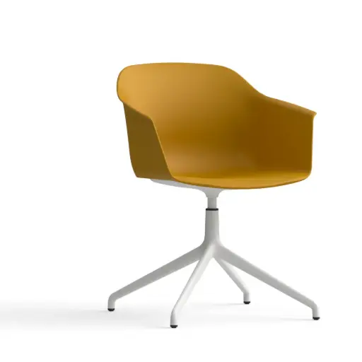 Silla Noom 60 con base giratoria fija y carcasa de plástico