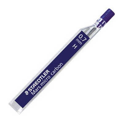 Minas Staedtler Mars Micro Carbon 0,7 mm H (Tubo de 12 unidades)