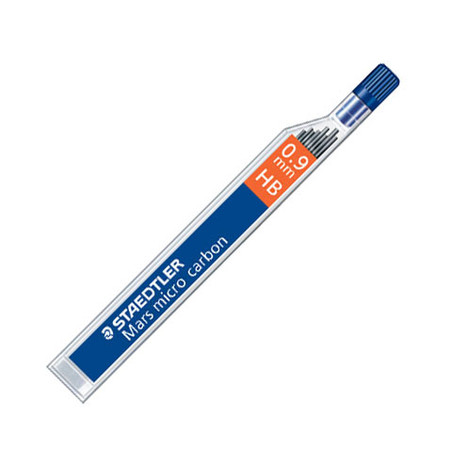 Minas Staedtler Mars Micro Carbon 0,9 mm HB (Tubo de 12 unidades)