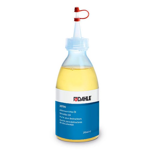 Aceite para destructora Dahle - Botella de 250 ml