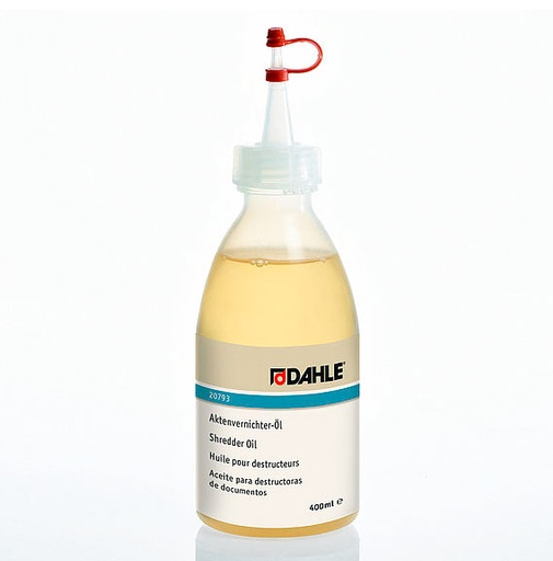Aceite para destructora Dahle - Botella de 400 ml