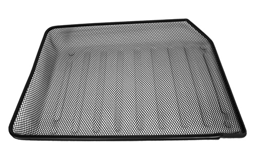 Bandeja metálica de rejilla negra Q-Connect